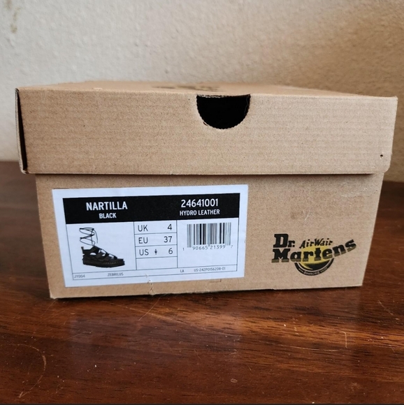Dr. Martens Nartilla Gladiator Sandal, Black US 6 - Picture 5 of 6